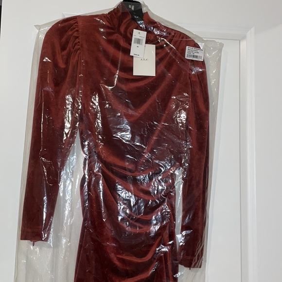 ALC Marcel dress sumac 00 NWT - Picture 2 of 4